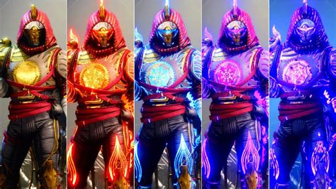 Destiny 2 Solstice Of Heroes 2022 Hunter Armor Showcase All Glows