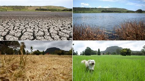 After The Drought Rain Brings New Life To Parched Ground Across The