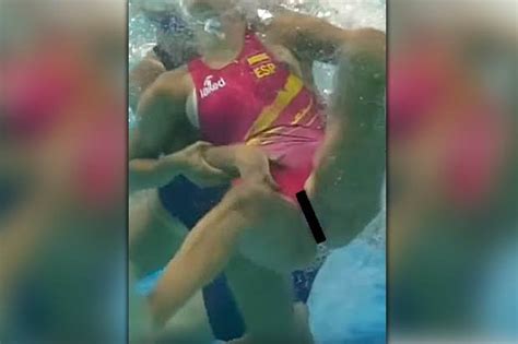Water Polo Babe Suffers Ultimate Camel Toe Wardrobe Malfunction After Brutal Front Wedgie