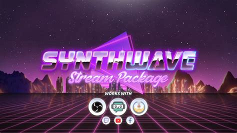 Twitch Animated Retro Overlay Synthwave 2021 Youtube
