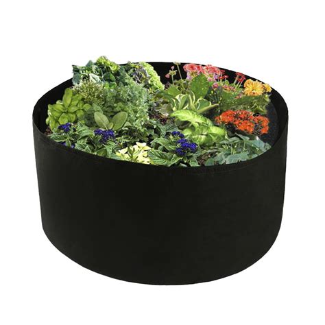 Fabric Raised Garden Bed 50 Gallons Round Planting Container Grow Bags