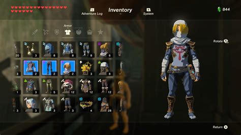 A Look At All Amiibo Outfits In The Legend Of Zelda Breath Of The Wild