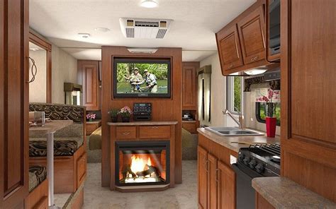20 Awesome Camper Fireplace Ideas Go Travels Plan Travel Trailer