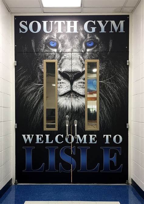 Lisle High School Gym Doors Advanced Imaging Inc
