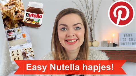 Nutella Hapjes Maken Girlwiththepin Youtube