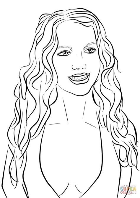 Britney Spears Coloring Page Free Printable Coloring Pages Images And