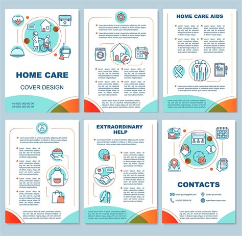 Home Health Care Brochure Template Brochure Template Layout Brochure