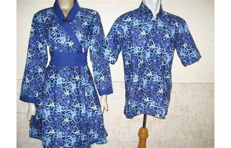 Baju Batik Sarimbit Cumi Biru Toko Batik Jogja