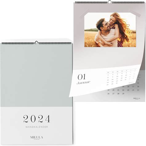Fotokalender 2024 Zum Selbstgestalten Bastelkalender 2024 A4 Format