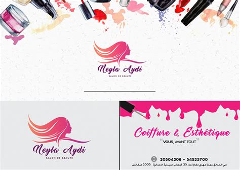 Coiffure And Esthétique Logo Uka Solutions