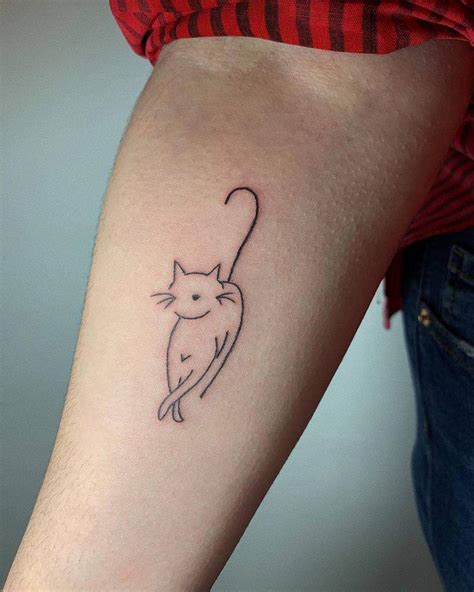 Top 61 Best Simple Cat Tattoo Ideas 2021 Inspiration Guide