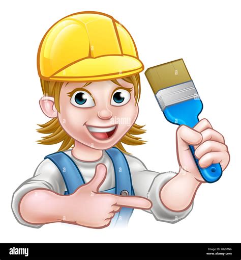 Work Painter Cut Out Stock Images And Pictures Alamy