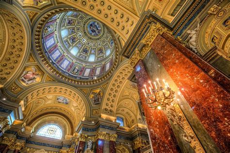 Budapest St Stephens Basilica Cupola Photography Composition