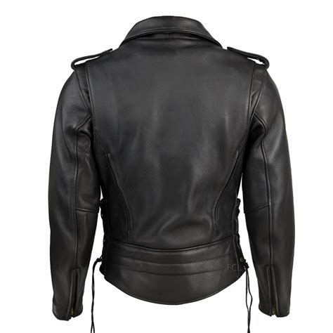Mens Classic Motorcycle Jacket I Fox Creek Leather