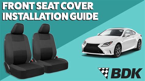 Universal Car Front Seat Cover Installation Guide Video 2021 Edition