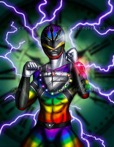 Power Rangers Time Force Rainbow Ranger By Blueliberty On