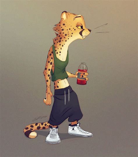 Cheetah By Pointedfox On Deviantart Furry Art Graffiti Characters Character Design