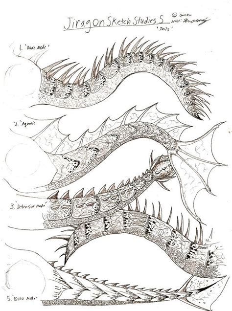 Dragon Tail Drawing At Paintingvalley Explore Collection Of