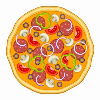 Pizza Margarita Clip Illustrations Vector Graphics Royalty
