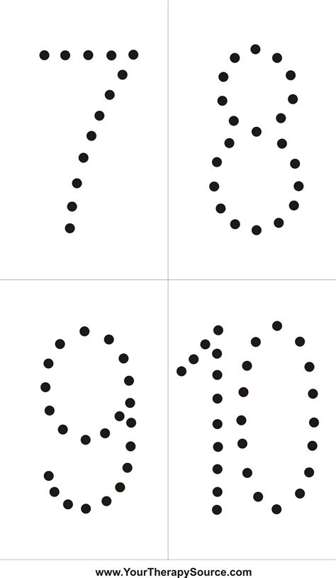 5 Best Images Of Printable Dot Cards 1 20 Free Printable Number Dot Images