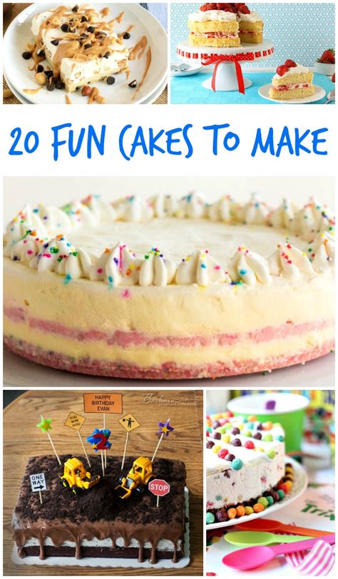 20 Fun Cakes To Make