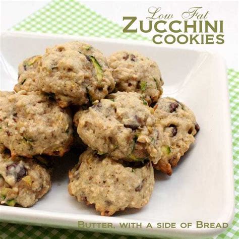 How can you lower high cholesterol? LOW FAT ZUCCHINI COOKIES - Butter with a Side of Bread
