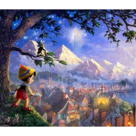 Thomas Kinkade Disney Dreams Collection These Paintings Are Amazing