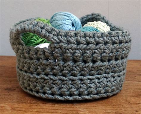 Chunky Crocheted Basket - All About Ami