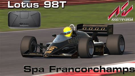 Assetto Corsa Lotus 98T Spa Francorchamps Oculus Rift DK2 YouTube