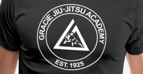 Gracie Jiu Jitsu Academy Mens Premium T Shirt Spreadshirt