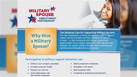 New Participants For The Military Spouse Employment Partnership Youtube