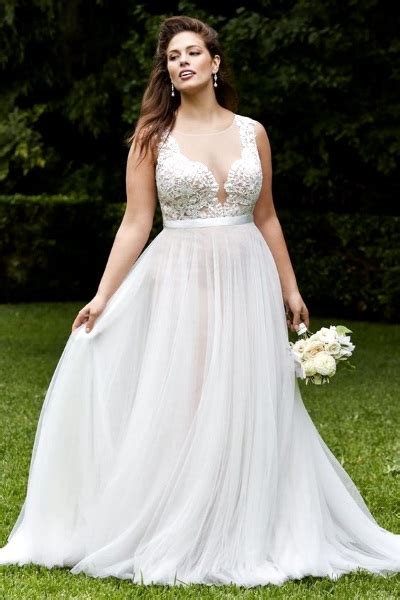Beautiful Plus Size Wedding Gowns Pink Lover