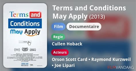 Uitzending Gemist Terms And Conditions May Apply Film 2013