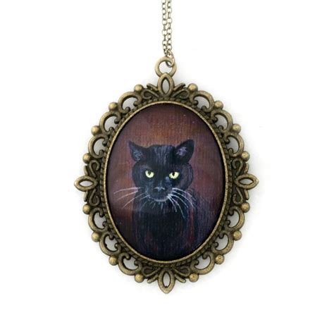 Binx 4 Black Cat Pendant Necklace Cat Pendant Necklace Cat Pendants Black Cat Halloween