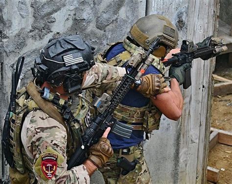 US Army Green Berets From 3rd SFG Training Drills Military Units