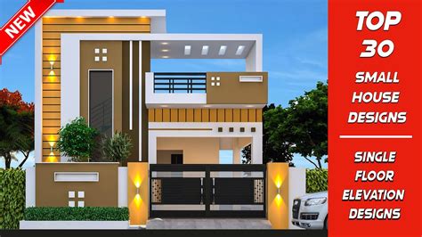 30 Latest Single Floor Small House Front Elevation Designs Simple