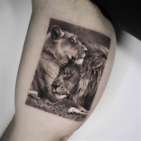Aggregate 94 About Lion And Lioness Tattoo Latest Indaotaonec