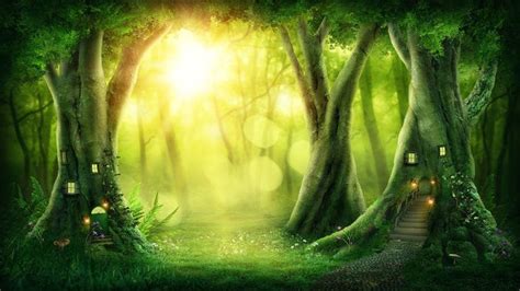 Enchanted Forest Fairy Trees Forest Backdrops Fantasy Tree Magic Forest