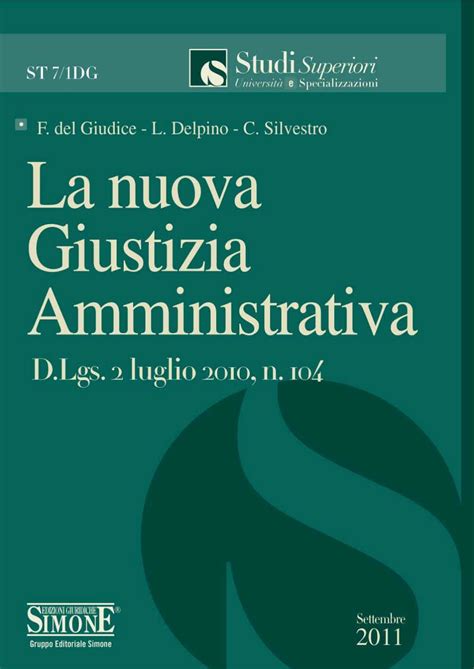 Ebook La Nuova Giustizia Amministrativa Edizioni Simone