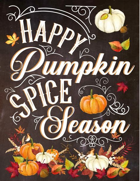 Pumpkin Spice Season Free Fall Printable Abbi Kirsten Collections