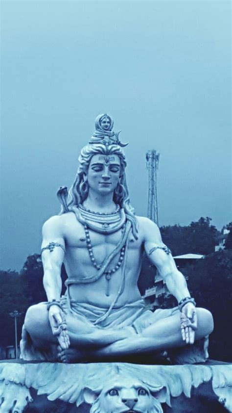 Lord Shiv Statue Rishikesh Parmarth Niketan