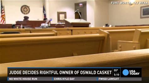 Judge Orders Lee Harvey Oswalds Casket Returned To Brother Youtube