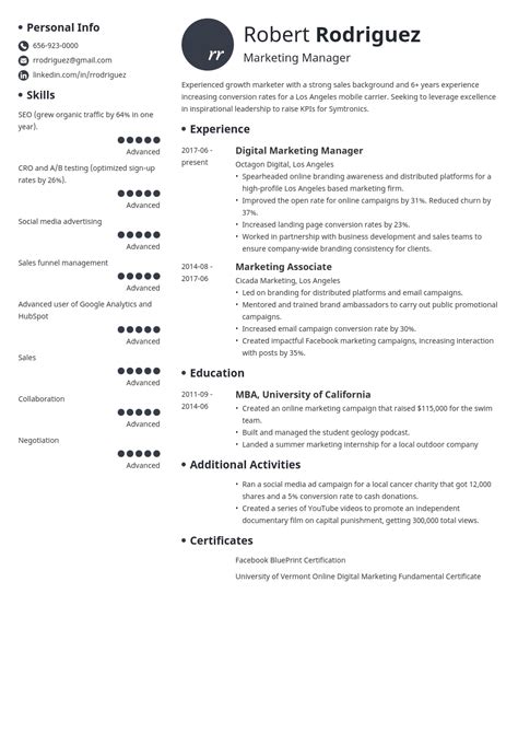 Online Cv Maker Create A Professional Cv For Free 2022