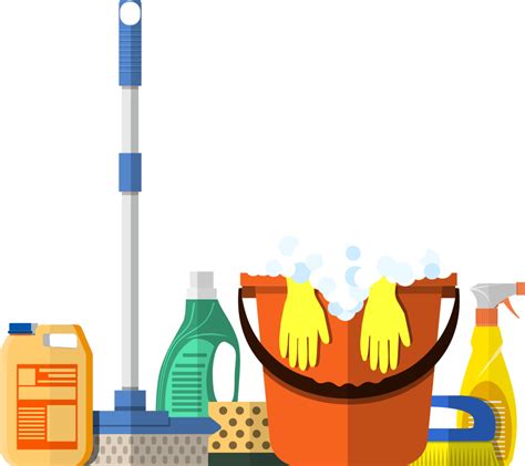 Download Cleaner Housekeeping Service Maid Vector Cleaning Tools