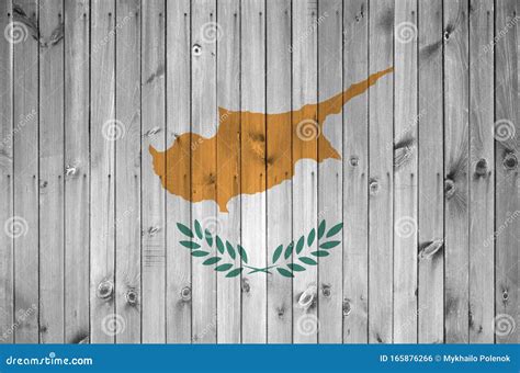 Cyprus Flag Waving Cyprus Flags 3d Realistic Background Illustration