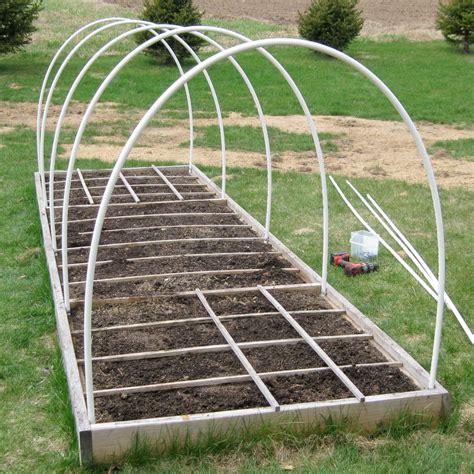 Diary Of A Fledgling Farmer Mini Pvc Hoop House For Our Square Foot