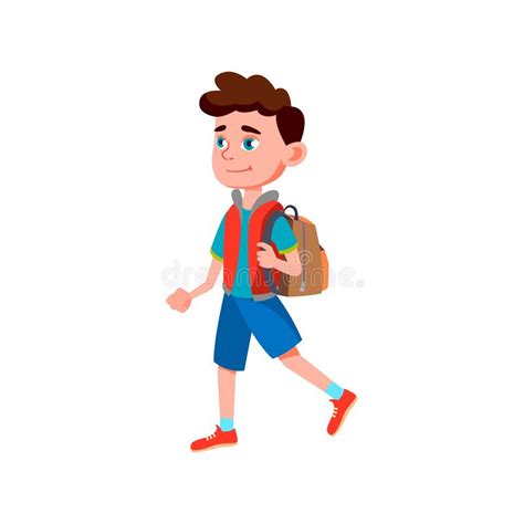 Kid Going To School Stock Illustration Illustration Of Graphic 9325738