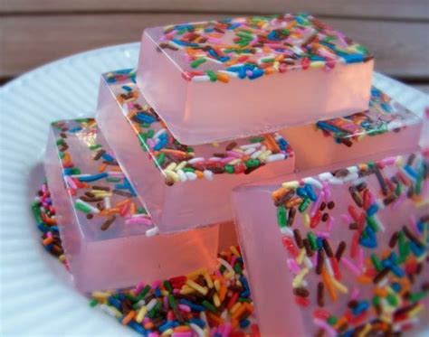 Transparent glycerin soap base making from scratch without alcohol and no stearic acid. Soap with Sprinkles | Homemade soap recipes, Diy soap ...