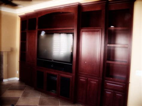 Built In Tv Wall Unit Furniture C And L Design Specialists Inc