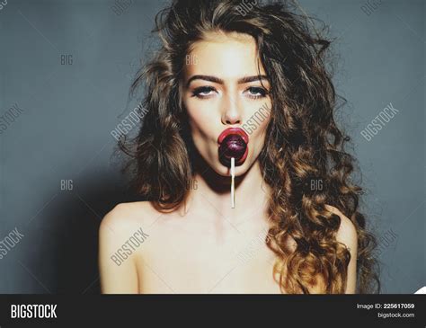 Sexy Woman Lollipop Image And Photo Free Trial Bigstock
